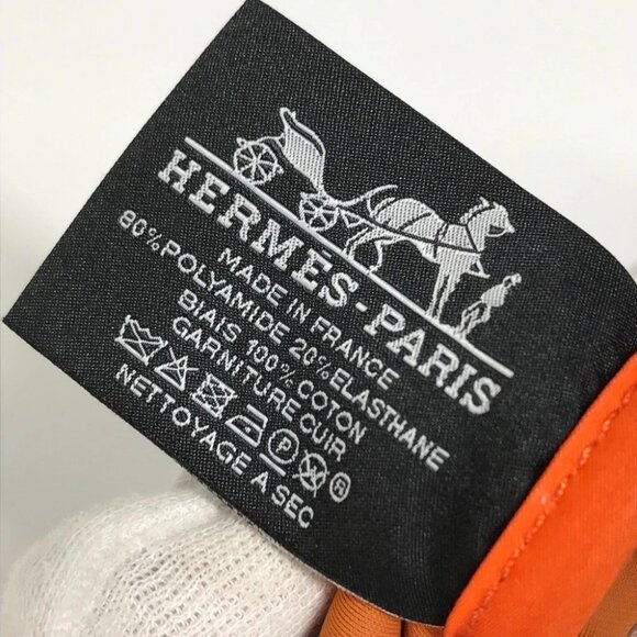 HERMES Neovan MM Clutch Bag Multi Pouch Makeup Pouch Pouch polyamide Orange - Picture 12 of 14